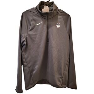 Nike UConn Huskies Dri-FIT Quarter‎ Zip Pullover Jacket Mens Small